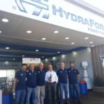 Montagem de estande para HydraForce