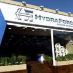 Montagem de estande para HydraForce